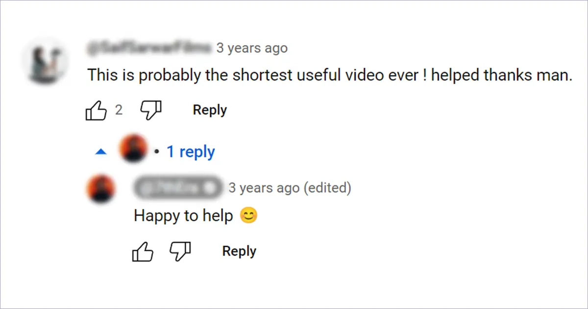 Communicate in the Comment Section