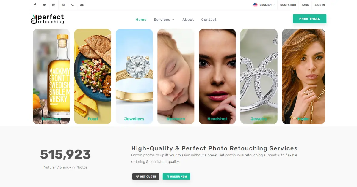 Best Service Websites (Perfect Retouching Inc.)